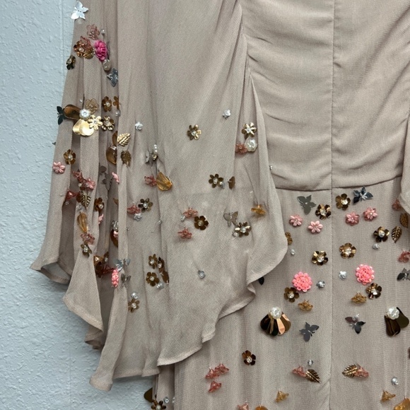 ASOS Women's Fairycore Boho Whimsical Play Festival Ethereal Womens Maxi Dress 2 - Picture 11 of 16